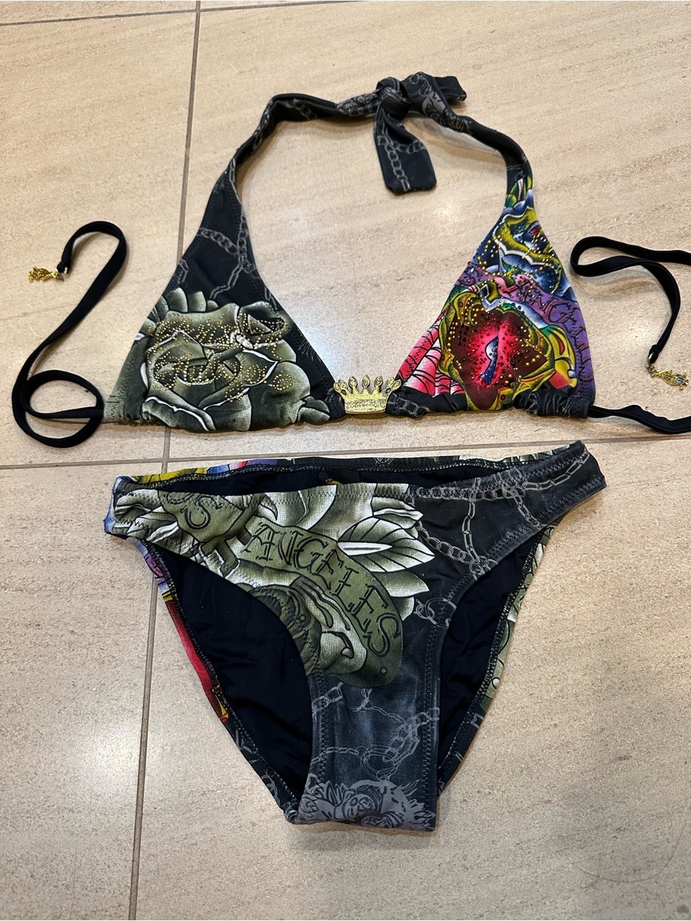Y2K Christian Audigier Bikini ✨